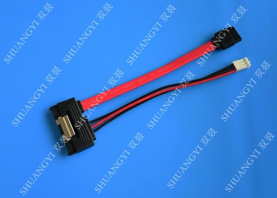 China Anti - Static Shielded SATA HDD Power Cable Male To Male Extension Lightweight supplier