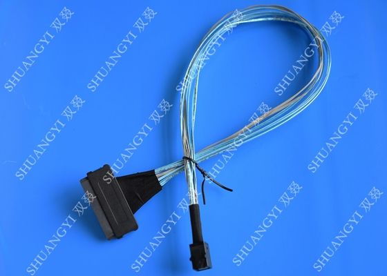 China SFF 8087 To SFF 8484 Internal SAS Cable Speed 10Gb Silver Plated Copper Conductor supplier