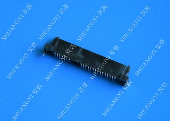 China Black Slim Serial Attached SCSI Connector , Female SAS SFF 8482 Connector supplier