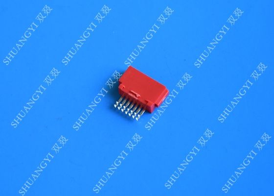 China Customized Red External SATA Connector Voltage 125Vac Female SMT 7 Pin supplier