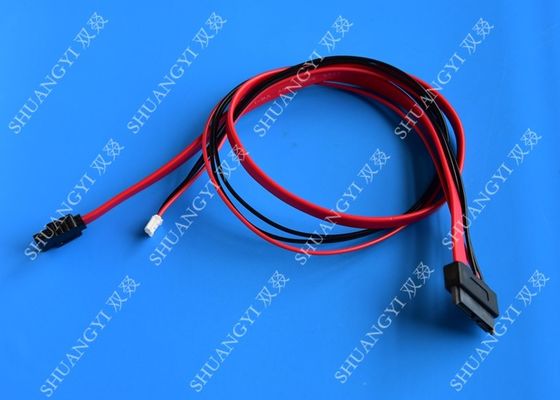China SATA 7+15Pin HDD Power Cable Male To Male Extension Lightweight supplier