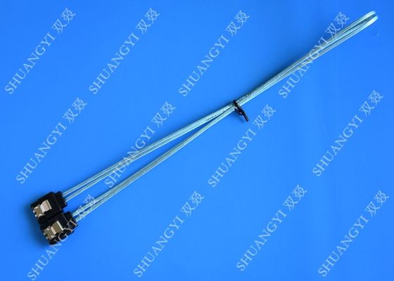 China Computer SATA 3 6Gb SATA Data Cable , Short Internal SATA Cable 7 Pin 450mm supplier