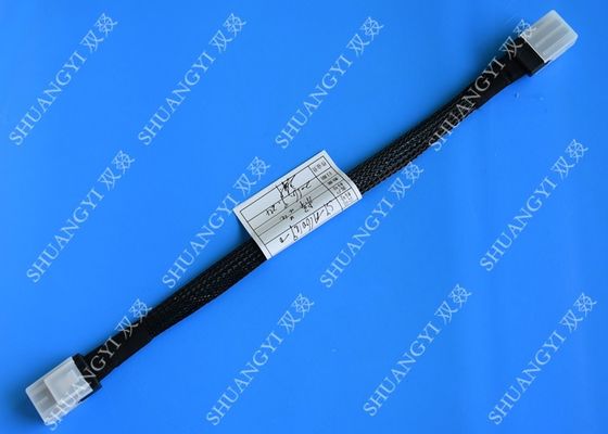 China SFF 8087 To SFF 8087 Serial Attached SCSI Cable , 36 Pin Mini SAS Power Cable supplier