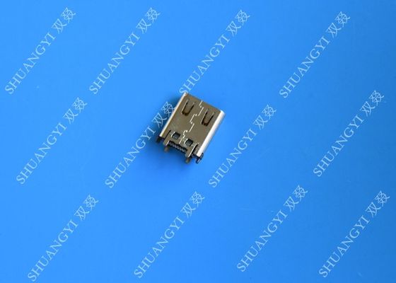 China Electrical SMT DIP 24 Pin USB Connector USB 3.1 Type C Female 10000 Cycles supplier