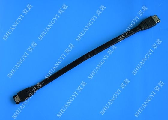 China Double Shielded Male To Male External ESATA Cable ESATA To ESATA 3 Feet Length supplier