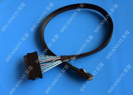 China Mini Serial Attached SCSI Cable SAS SFF-8087 36 Pin To SAS SFF-8484 32 Pin Cable 0.5 M supplier