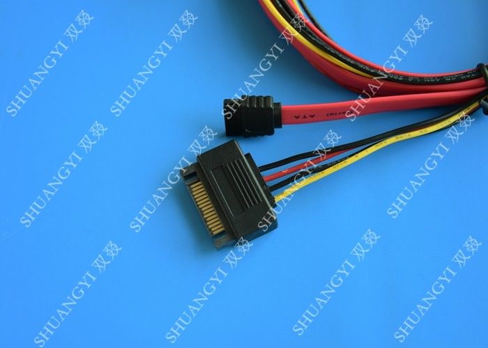 Female 22-pin to Male 22-pin SATA Data & Power Combo Data Extension Cable