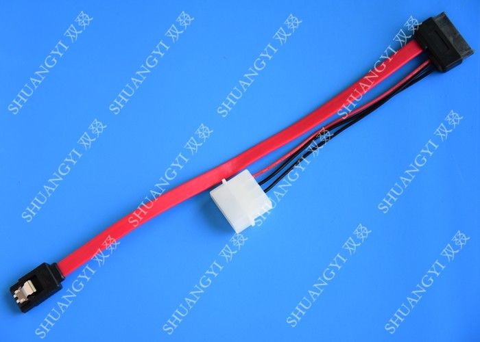 SATA 3.0 6Gbps SATA Data Cable , 4 Pin IDE LP4 Power SATA Cable Length 40cm