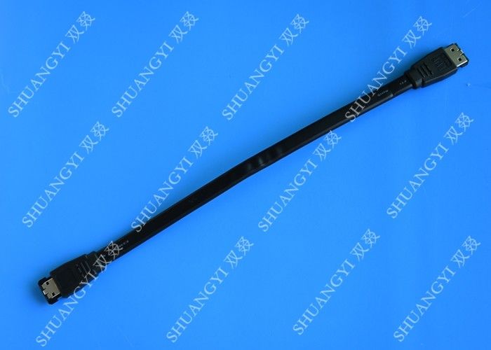 6 Feet Shielded SATA II 3.0 External SATA Cable ESATA To ESATA 7P For TV