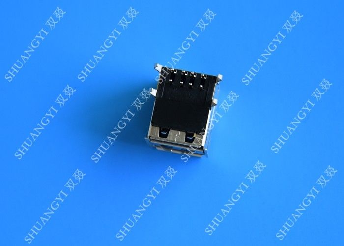 DIP Foot 4 Pin AF Type Double USB Charging Connector Female For PCB