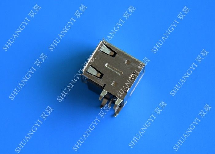 DIP Foot 4 Pin AF Type Double USB Charging Connector Female For PCB