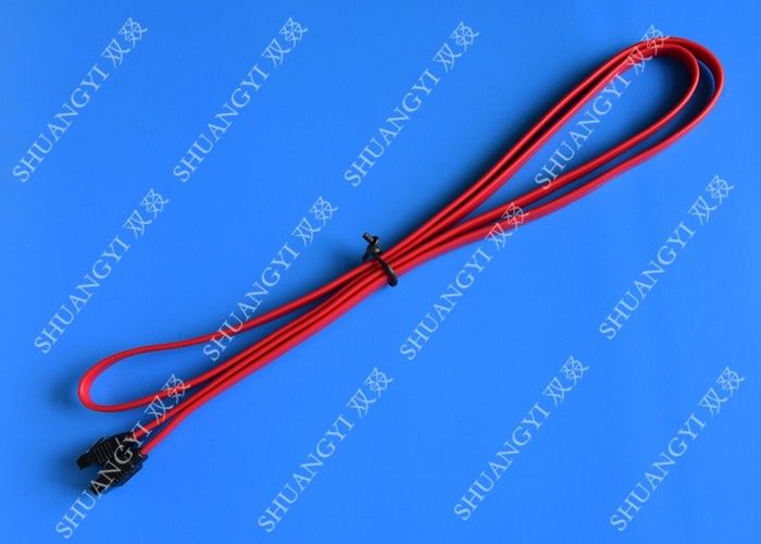 Red SATA 3.0 6gbps Cable Long SATA Cable 7 Pin SATA To SATA For Set Top Box