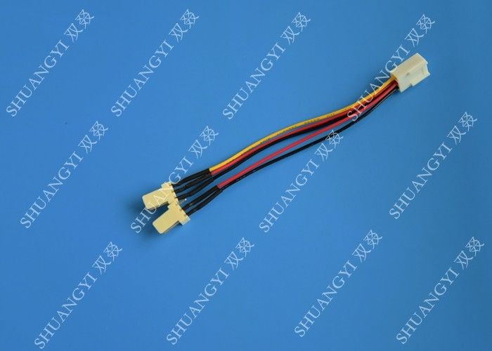 3-Pin Female to 2 x 3-Pin Male Computer Case Fan Y-Splitter Power Connector Adapter Cable