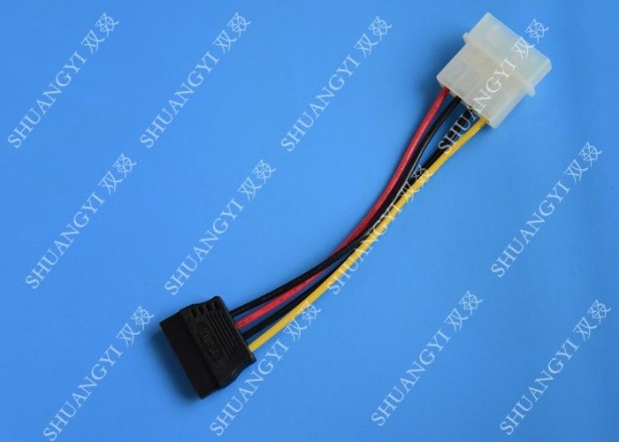 Molex 4 Pin To 15 Pin SATA Hard Drive Power Cable Female To Male Length 500mm