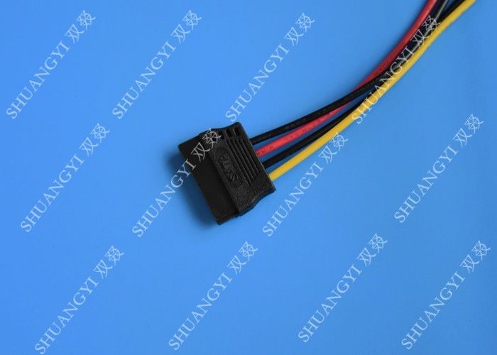 Molex 4 Pin To 15 Pin SATA Hard Drive Power Cable Female To Male Length 500mm