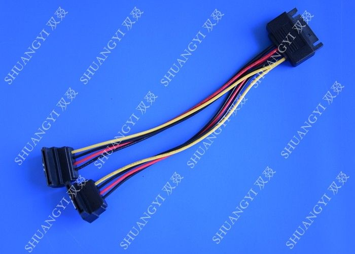 SATA III 6 Gbps SSD SATA Hard Drive Cable SATA To Dual SATA Power Adapter