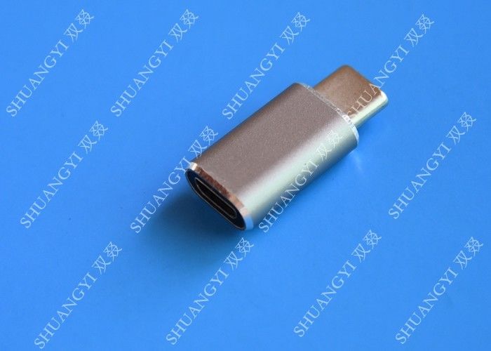 5 Gbps Type C Micro USB , USB C to Micro USB Female Connector For Google Chromebook Pixel