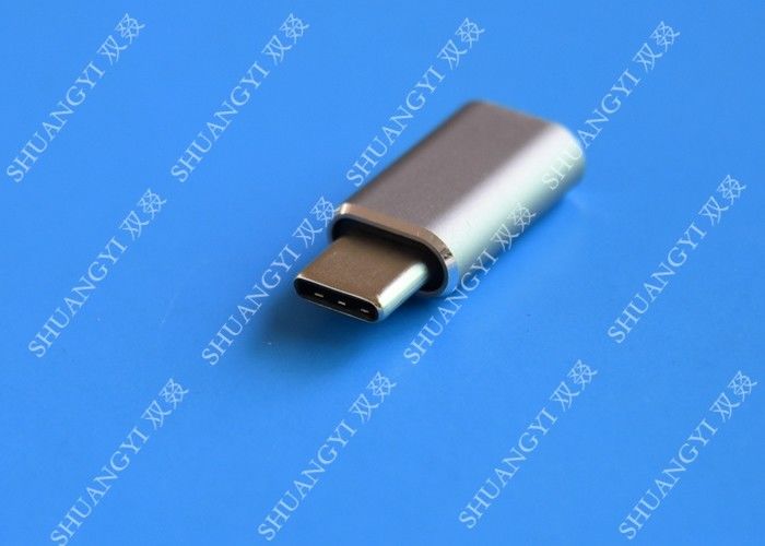 5 Gbps Type C Micro USB , USB C to Micro USB Female Connector For Google Chromebook Pixel