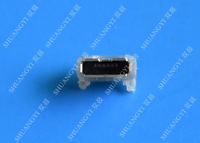 IP68 Steel Micro Tablet USB Connector B Ejector Type Gold Flash Contact