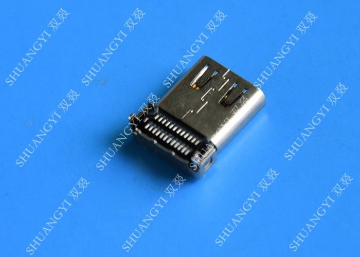 Compact Female Mobile Phone Micro USB Connector 3.1 Type C SATA Sync Charge