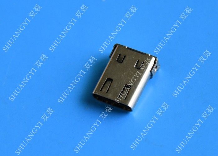 Compact Female Mobile Phone Micro USB Connector 3.1 Type C SATA Sync Charge
