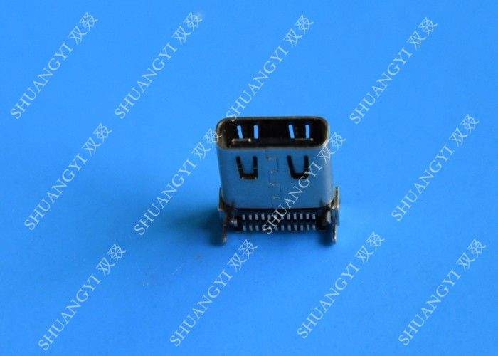 Compact Female Mobile Phone Micro USB Connector 3.1 Type C SATA Sync Charge