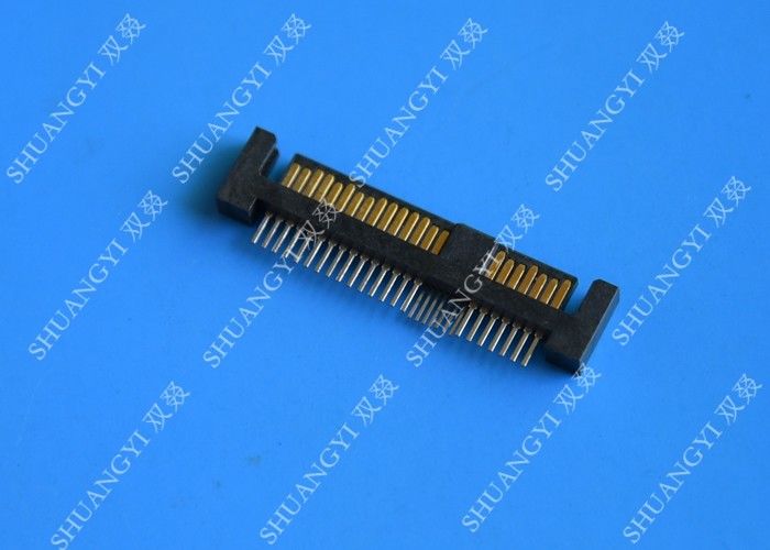 Server Serial Attached SCSI Connector , Rectangular SMT 12G / 6G SATA  SAS Connector