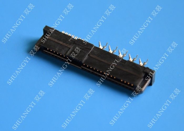 22 Pin Female SATA Data Connector SMT and Reverse Type 1.5A Current Rating