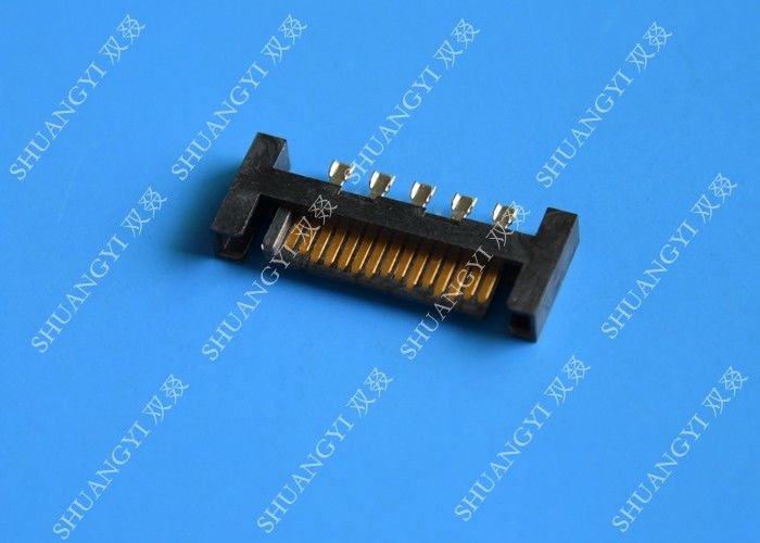 PCB Slimline SATA Connector Voltage 125V AC Small Footprint Design