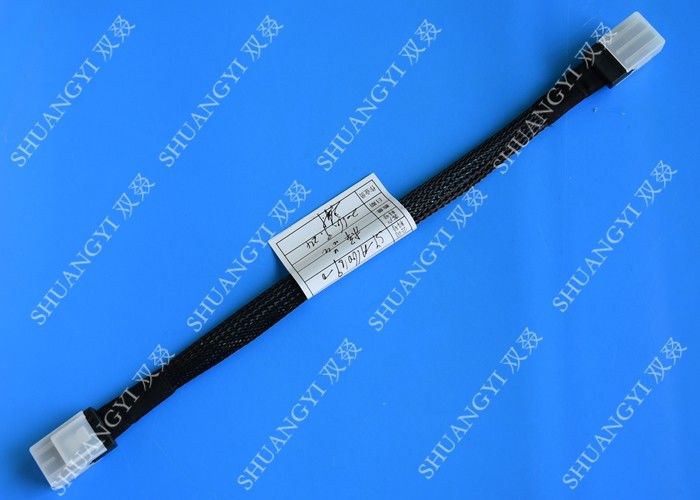 SFF 8087 To SFF 8087 Serial Attached SCSI Cable , 36 Pin Mini SAS Power Cable