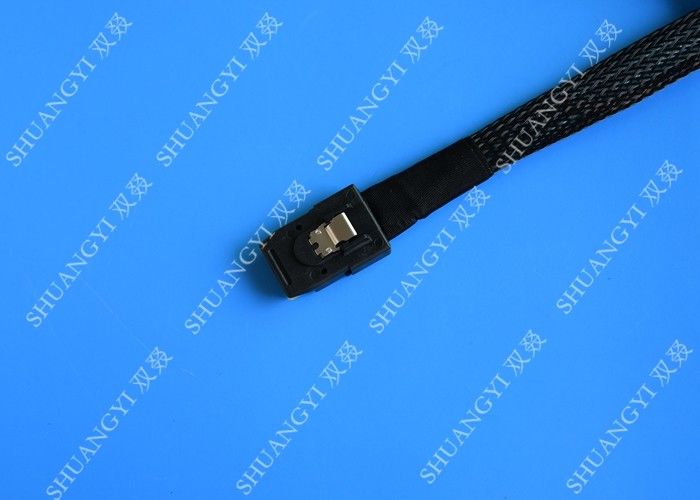 SFF 8087 To SFF 8087 Serial Attached SCSI Cable , 36 Pin Mini SAS Power Cable