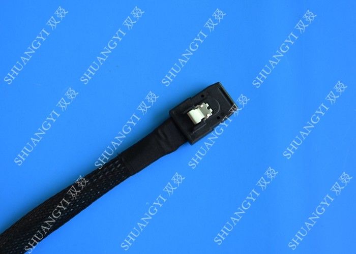 SFF 8087 To SFF 8087 Serial Attached SCSI Cable , 36 Pin Mini SAS Power Cable