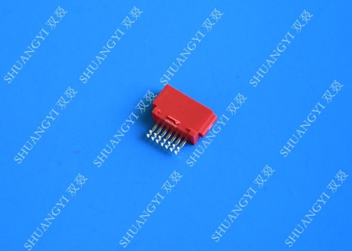 Vertical Black ESATA Port Connector , 7 Pin External SATA PCB Connector