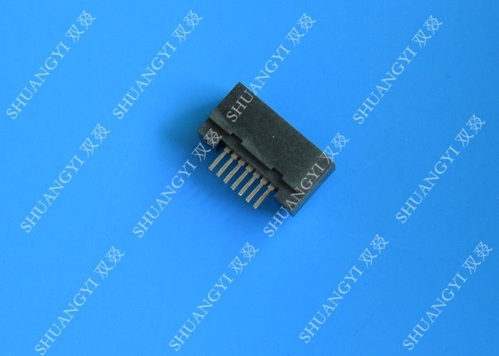 7 Pin ESATA Port Connector Straight Solder Inverted Type For Laptop