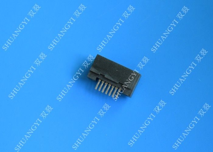 7 Pin ESATA Port Connector Straight Solder Inverted Type For Laptop