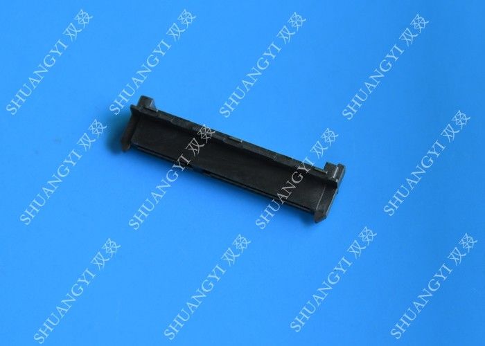 Right Angle Wafer Wire To Board Connectors , Black Wire To Board Crimp Style Connectors