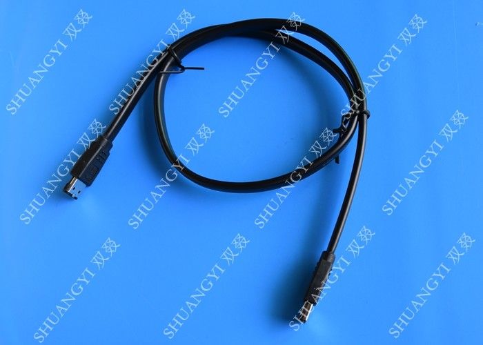 ESATA 300 6 Gbps External SATA Cable , High Speed Shielded SATA Serial ATA Cable
