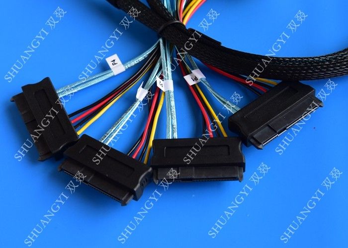 1M Serial Attached SCSI Cable Mini SAS 36-Pin Male To SAS 29-Pin Female Cable
