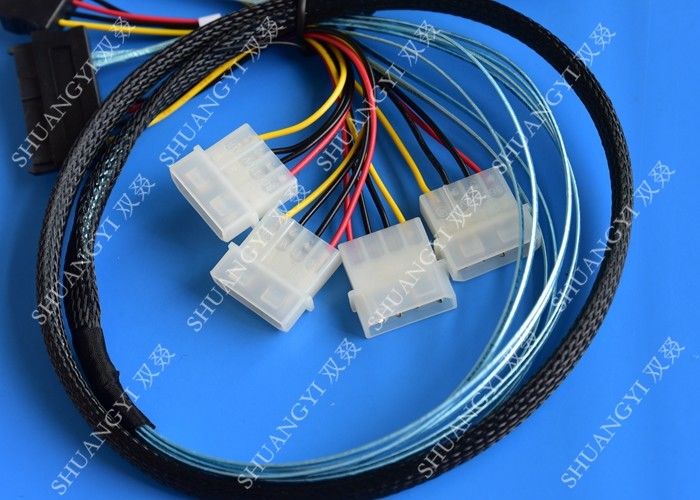 1M Serial Attached SCSI Cable Mini SAS 36-Pin Male To SAS 29-Pin Female Cable