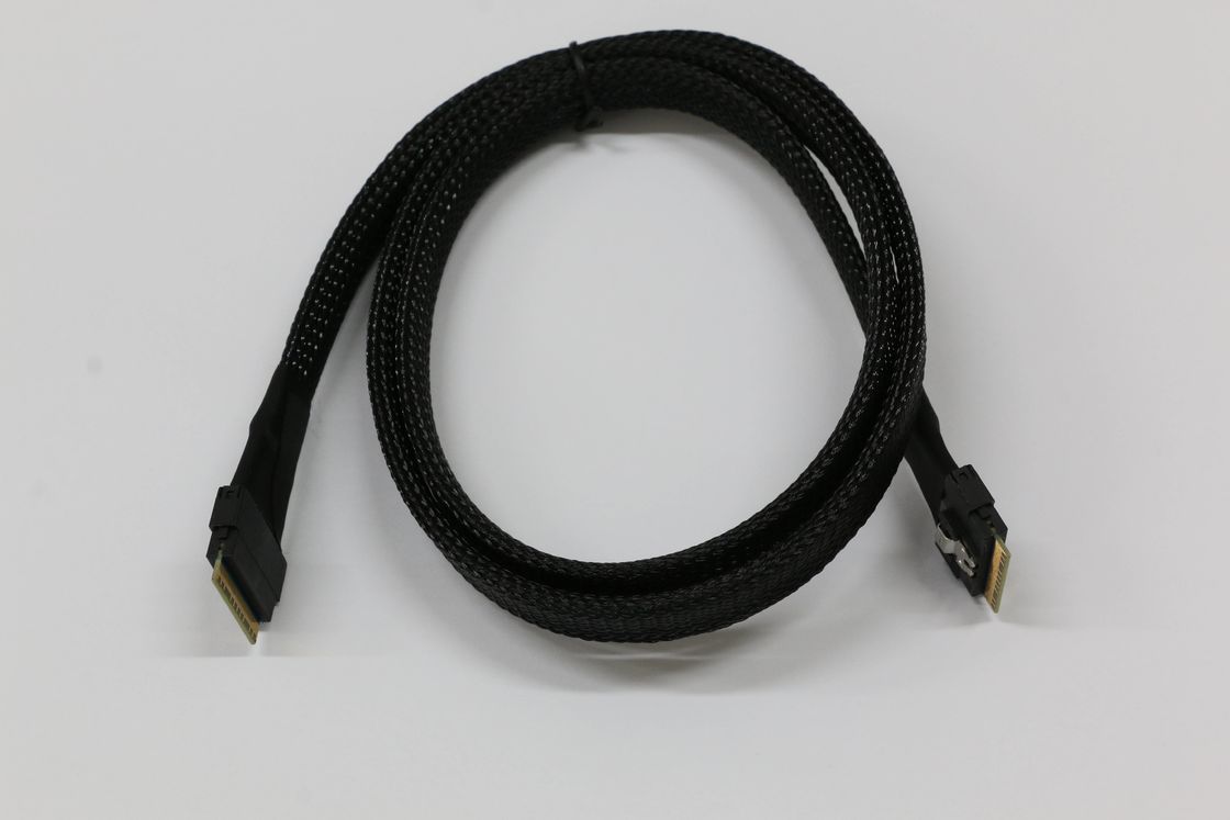 The SFF-8654 8X to SFF-8654 8X High-Speed Data Cable for Server Racks and Data Centers