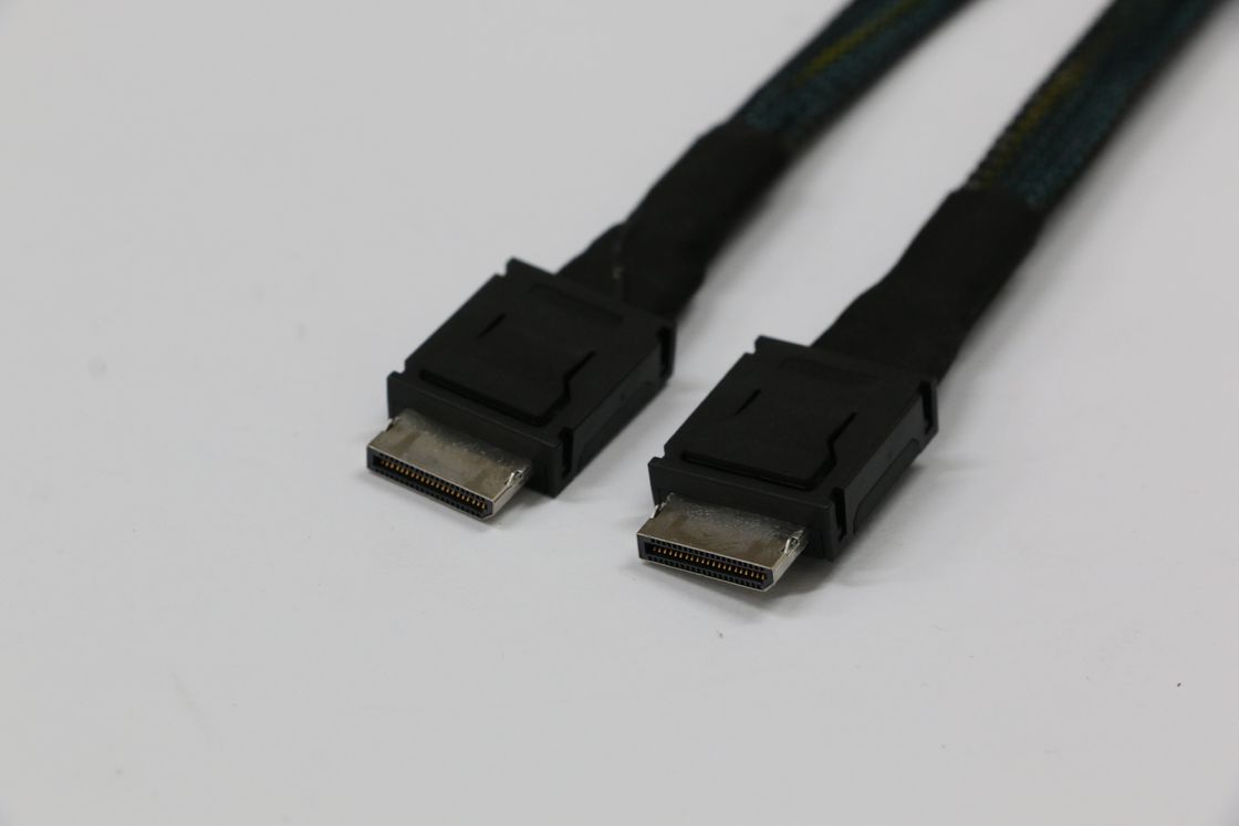 Optimized for High-Speed Data Transfer SFF-8611 4X Dual-Sided SCSI Cable 1000mm Length