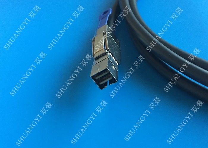 3.3FT External SAS Cable HD Mini SAS SFF-8644 To SFF-8644 Cable 1M / Black