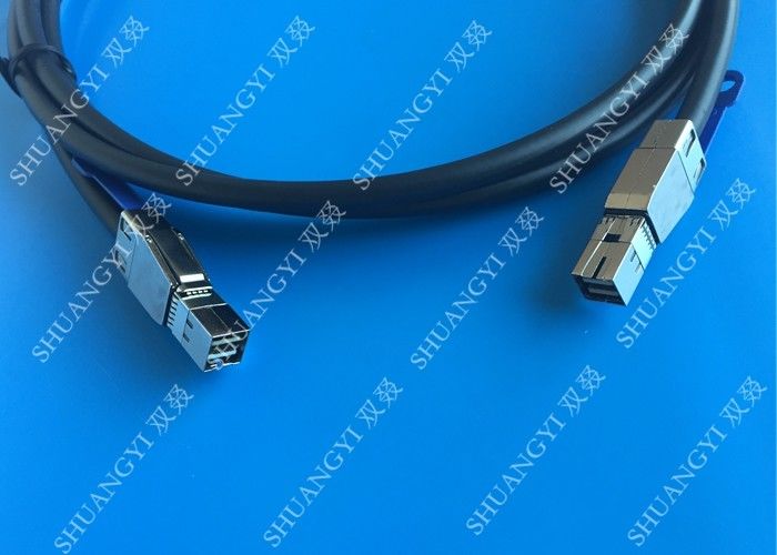 3.3FT External SAS Cable HD Mini SAS SFF-8644 To SFF-8644 Cable 1M / Black