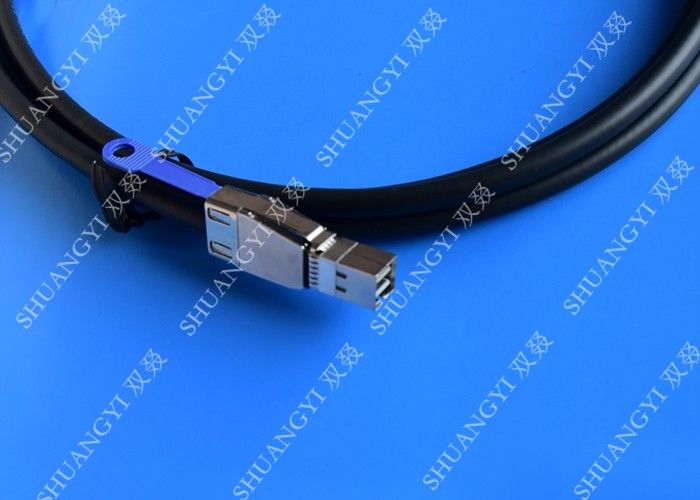 3.3FT External SAS Cable HD Mini SAS SFF-8644 To SFF-8644 Cable 1M / Black