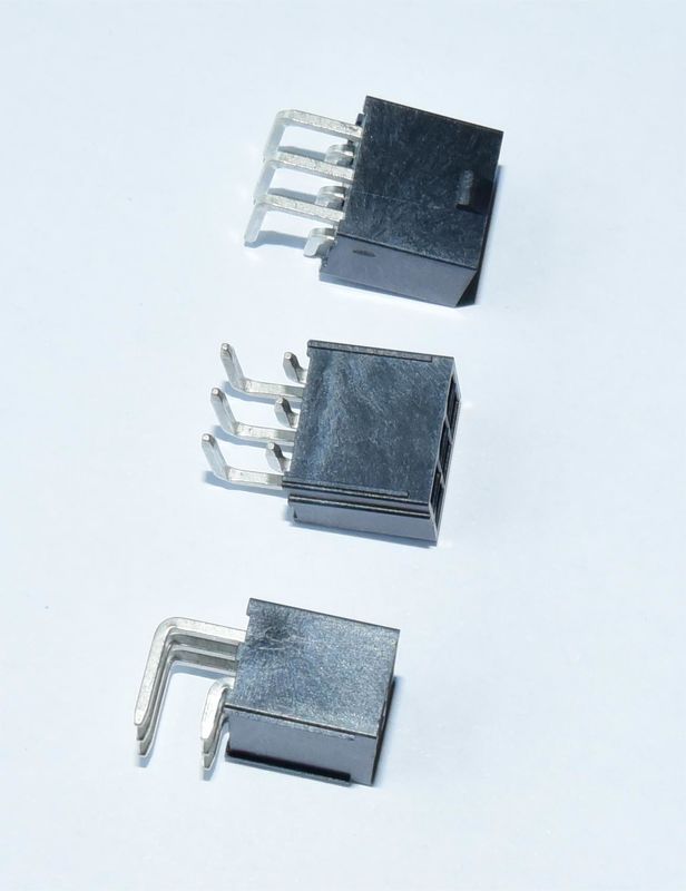 High-Performance Double Row 2x3p Black Elbow Pin Header for Stable Signal Transmission