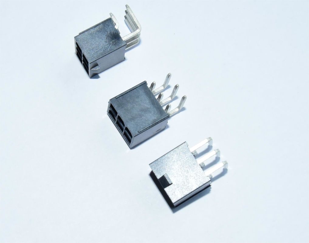 High-Performance Double Row 2x3p Black Elbow Pin Header for Stable Signal Transmission