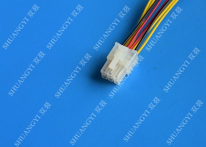 6 Pin PCIe to 2x Molex Power Cable - 6 Inches Dual 4Pin Molex Connector