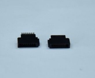 SATA 7p Femal Solder Type 180° Au 15u'' Plated Wire to Board Connector