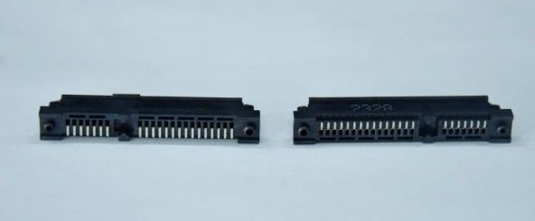 SATA 22p/F SMT Type Au 15u'' Plated Wire to Board Connector