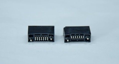 SATA 7p/M SMT Type 90° 15u'' Wire to Board Connector